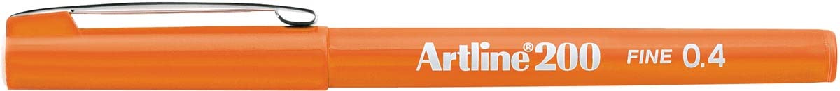 Artline 200 Orange Fineliner Technical Drawing Pens - Pack 12