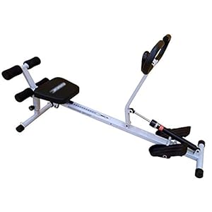 SYLOZ Rowing Machine for Home Use Foldable, Hydraulic Rowing Machine Indoor Rower Abdominal Fitness Equipment, 10 Resistance Adjustment, Hd Data Display, Max User Weight 150 Kg, Home Gym