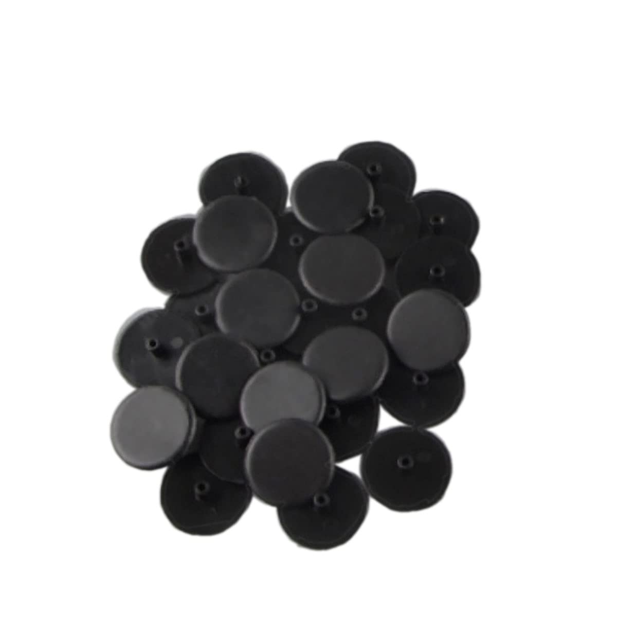 BOXONLY 3mm Screw Cover Caps, Round Hole Screw Head Protection Decoration Cap,Black,100Pcs