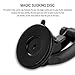 IKOPO Universal Magnetic Car Cellphone Mount Holder, Suitable for iPhone X 8/7/7Plus/6S/6Plus/5S, Galaxy S5/S6/S7/S8, Google Nexus, LG, Huawei - Black