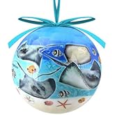 Ocean Life Keepsake Christmas Ball Ornament, 3 inch, Stingray