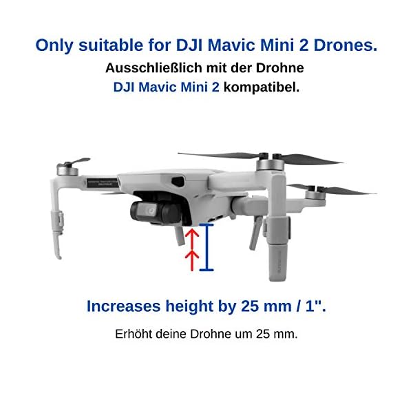 Drohnen Fahrwerk, 1 Set mit 4 Beinen, kompatibel mit DJI MAVIC Mini 2 und Mini SE Drohne, schützt Kamera Gimbal und… – Bild 4