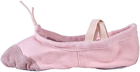 YYXR Women Classic Pink Canvas Split-Sole Ballet Slippers Dance Gymnastics Yoga Shoes Flats US Size 6 B(M) US Women