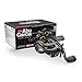Abu Garcia PMAX3-L Pro Max Low-Profile Baitcast Fishing Reel, Left Hand,Gold,Black