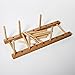 2 Tiers Bamboo Dish Rack Dish Drainer Drying Rack Holder，Detachable Stand Kitchen Cabinet Organizer Plate Cup Draining Storage Holder Organizer Woodenfor Dish / Plate / Bowl / Cup / Pot Lid
