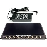 8 port Ethernet switch with Passive PoE on 7 ports -WS-POES-8-7-48v60w - power over ethernet for 802.3af with 48 volt 60 watt supply