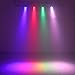 GBGS Par Uplights Party 12 Led Stage Stand DJ Lighting with Remote Control RGBW DMX512 Mixing Color Washing Can 8CH for Wedding, Birthday, Event Effect