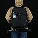 HUKOER 35L/45L Military Tactical Backpack -Tactical Assault Molle Rucksacks Waterproof Expandable Hunting Backpack Outdoor Daypack for Hiking Camping Trekking Hunting Bag (Black-45L)