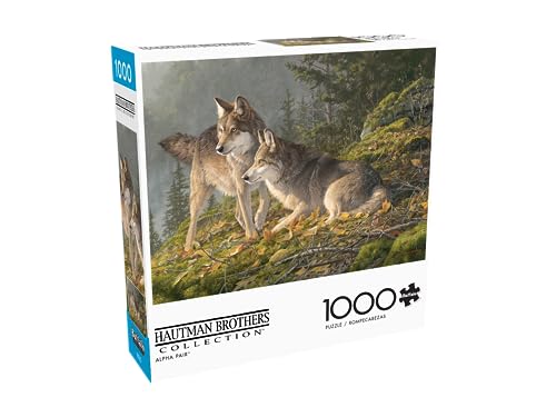 Buffalo Games - Jim Hautman - Alpha Pair - 1000 Piece Jigsaw Puzzle for Adults Challenging Puzzle Perfect for Game Nights - Finished Puzzle Size is 26.75 x 19.75