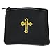 Venerare Beautiful Catholic Rosary Pouch Case (Black)