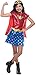 Rubies Girl's DC Superheroes Wonder Woman Sequin Costume Dress with Cape and Tiara, Medium