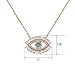 Turkish Evil Eye Necklace Cats Eye Gold Plated Faith Protection Lucky Jewelry for Women and Girls Party Special Days(Evil Eye Necklace)