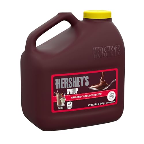 HERSHEY’S CHOCOLATE FLAVORED SYRUP BULK JUG, 7.5LBS