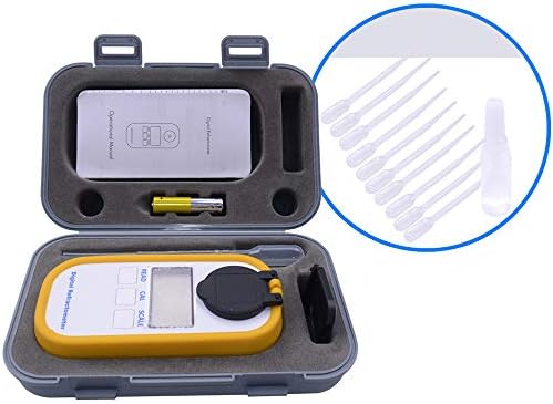 Salt Water Salinity Reader Meter, Range 0-28% Salinity Meter Refractometer, for Aquarium Saltwater Seawater Aquarium Salt Salinity Measure