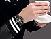 Tamlee Fashion Classic Slim Case Quartz Analog Mesh Stainless Steel Dress Watches for Men Black