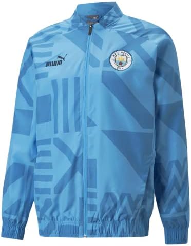 Amazon.com: Nike 2015/16 Mens Manchester City N98 Jacket Sky Blue
