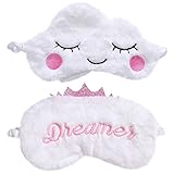 ACTLATI Cute Sleep Eye Mask Cartoon Breathable