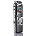 Kimitech Voice Recorder Digital Audio Sound Recorder Intelligent Noise Reduction Code Lock Design 8GB Memory Double Microphones MP3 with Color Screen Charged by USB