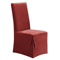 High Back Chair Covers Maroon Dinning Room