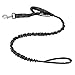 OutdoorMaster Bungee Dog Leash, Improved Dog Safety & Comfort (Python Black)