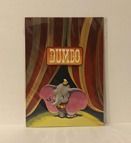 Disney Wonderground Gallery Dumbo Postcard by Matt Spangler