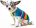 Dog Clothes - Handmade Dog Poncho - from Authentic Mexican Blanket (Blue, X-Small)