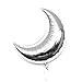 Space Party Balloons 2 the Moon Theme Party Supplies 17Pcs Chrome Silver Galaxy Astronaut Airship Spaceship Chrome Silver Moon Space Man Robot UFO Party Balloon Birthday Banner Decoration