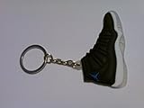 Jordan XI 11 Space Jam Black/Blue Sneakers Shoes Keychain Keyring AJ 23 Retro