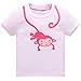 Hugbug Girls Monkey Pajamas Set 2-7T