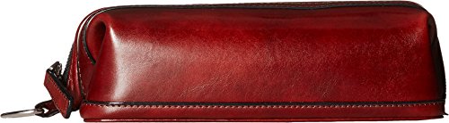 Old Leather Zipper Utilikit Color: Brown