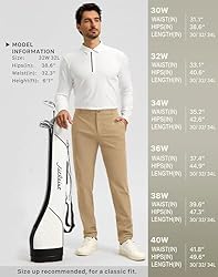 Obla Men's Golf Pants - 30"/32"/34" Slim Fit