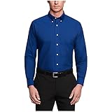 Van Heusen Dress Shirt Regular Fit Oxford Solid Buttondown Collar for Mens  , Blue (Blue 432) , 41-42 Neck / 74-75 Sleeve price in UAE | Amazon UAE |  kanbkam