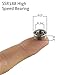 Metal Fidget Spinner Toy Prime - Quiet Tri Figit Spinner - Quality R188 High Speed Bearings – Cool Fidget Spinner Prime - Stress Relief ADHD Fidget Toys - Black Nomad Pro Q1 Hand Spinner