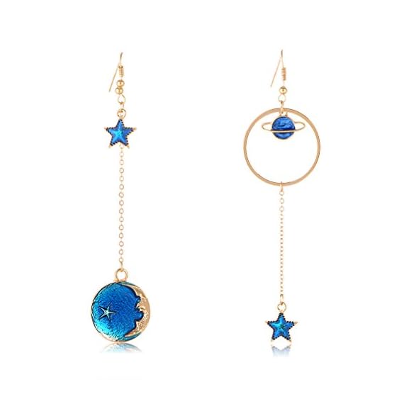 SUNSCSC-Enamel-Moon-Star-Earth-Planet-Drop-Hook-Earrings-Long-Pendant-Dangle-Jewelry-for-Woman-Girls-Long-W757
