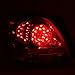 SPPC L.E.D Taillights Red/Clear Assembly Set Lexus GS300/400/430 - (Pair) Driver Left Passenger Right Side Replacement