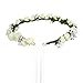 Valdler Flower Headband Crown for Wedding Festivals (Style022IV)