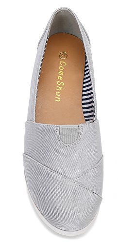 image for ComeShun Womens Uniform Dress Shoes Lightweight Slip On Loafers Anti S