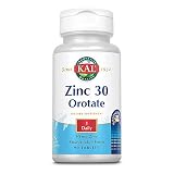 KAL Brand Zinc Orotate 30 MG Sustained Release 90 Tabs