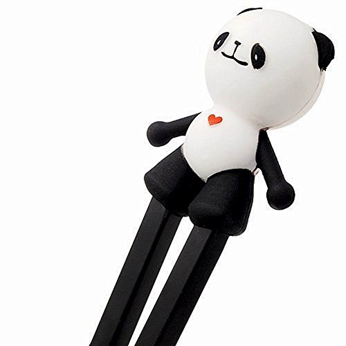 image for Makhry Cute Plastic Chopsticks with Silicone Guide/Functional Reusable