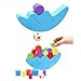 Wooden Stacking Blocks Balancing Game，Moon Equilibrium Game，Sorting Toy Balancing Moon Toy for Kids, Babies, Girls, Boys