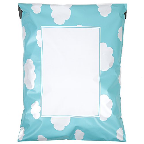 Poly Mailers 10x13 - Clouds Print - Writable Surface: No Label Required – Unpadded Shipping Envelopes – 100 Pack - Thumbnail 6