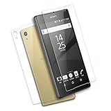 Sony Xperia Z5 Premium Screen Protector,SEVENMORE® (Front + Back) Premium Tempered Glass Screen Protector,2.5D Round Edge/9H Hard/Anti-scratch/Shatterproof/High Response For Sony Z5 Premium (5.5