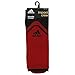 adidas Traxion Impact Football/Baseball Crew Socks, Power Red/Black/Light Onix, Medium
