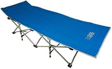 Osage River Folding Camp Cot. Osage River Collapsible Folding Camp Cot with Carry Bag. Rated up to 300 Lbs. yet weighs only 13 Lbs. For Camping, Traveling, and Home Lounging