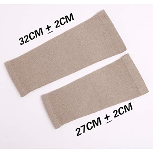 Hogor Knee Brace Sleeves Wool Compression Soft Elastic Breathable Knee Pads Support Leg Protection Guard for Fitness Running Weightlifting 1 Pair - Thumbnail 2