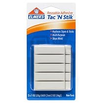 Elmer's Tac 'N Stik Reusable Adhesive, Pack of 2