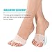 Toe Separators,Gel Toe Separators Bunion Corrector with Metatarsal Pads Forefoot Cushion Prevent Callus Bunion Corrector to Correct and Restore Toes to Their Original Shape