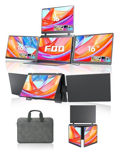 FQQ 16" Triple Screen Portable Monitor