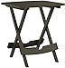 Adams Manufacturing 8500-60-3700 Plastic Quik-Fold® Side Table, Earth Brown