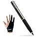Stylus Pen, Ciscle Stylus Digital Pens 5 Mins Auto Power Off with 1.6 mm Fine Point Copper Tip Compatible for iPad/ iPhone, Android Tablet and More-Black